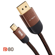 Load image into Gallery viewer, X-Tech™ 16K Mini DisplayPort to DisplayPort 2.1 Cable