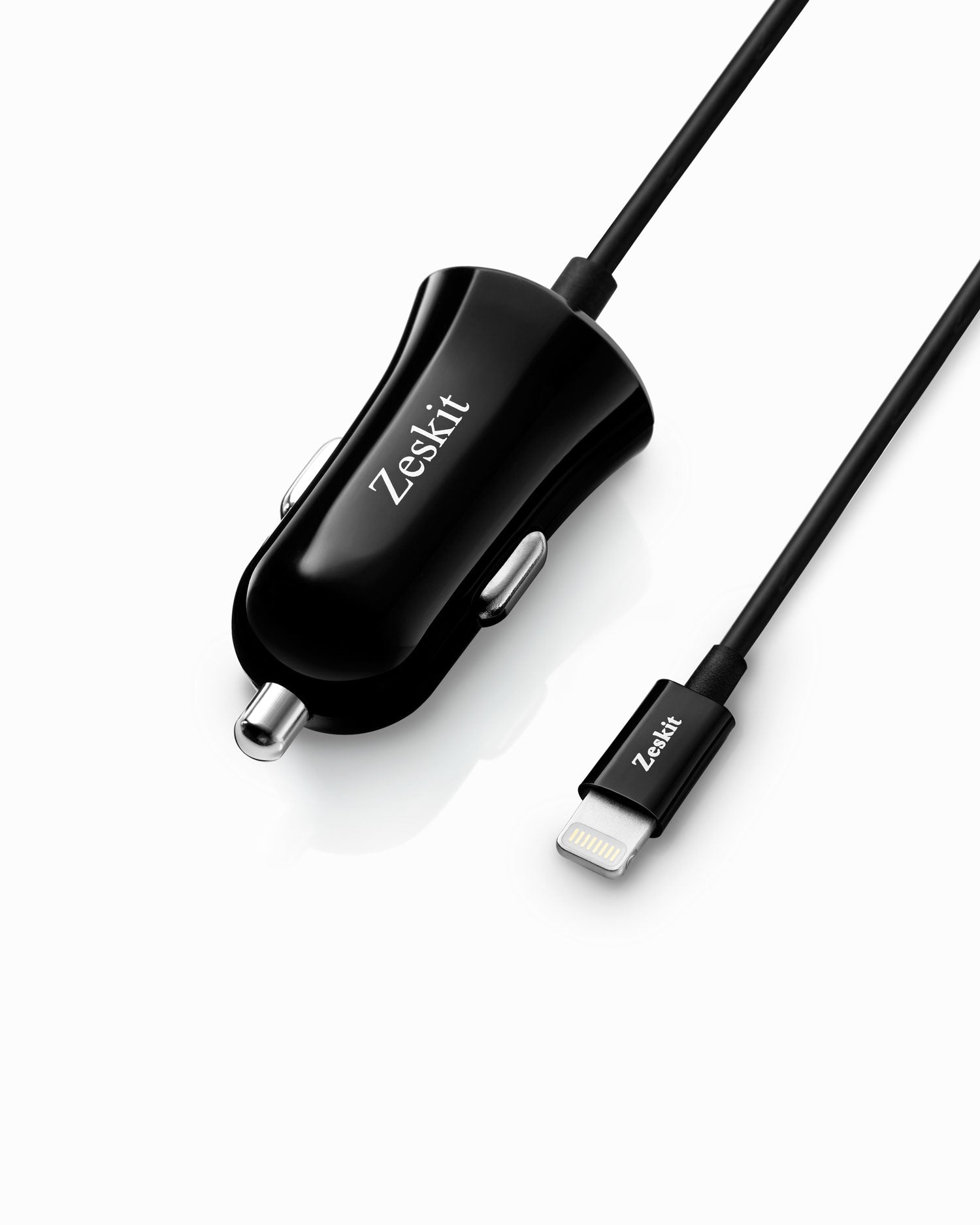 Car Charger with Lightning Cable – Zeskit