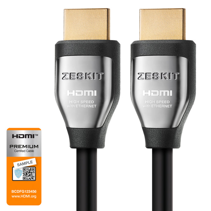 Zeskit Maya 2.1 HDMI Cable 10+ft 4m CL3 In Wall, 4K120 8K 48Gbps Gaming  eARC Ethernet, Certified Ultra High Speed HDR VRR HDCP 2.2 2.3 Compatible  with