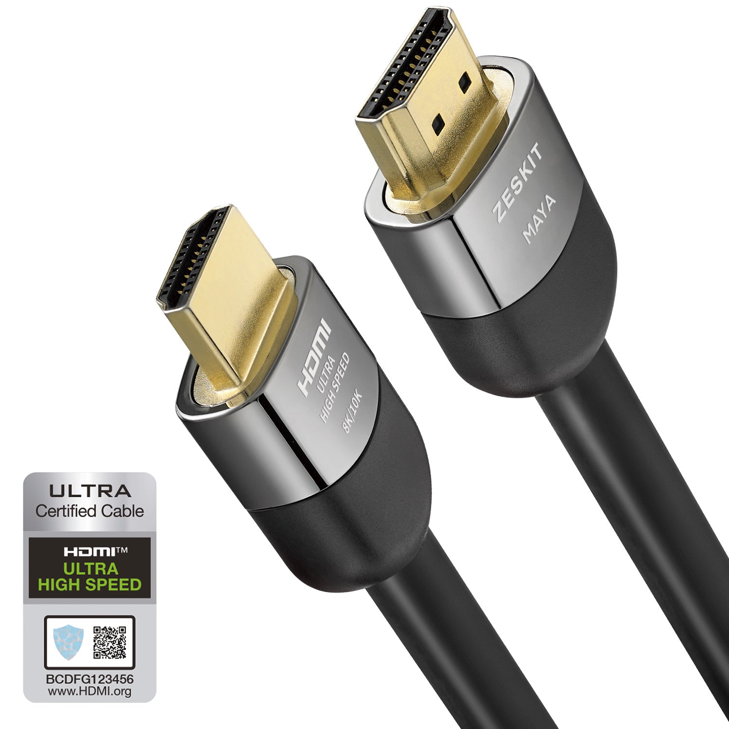Certified Ultra High Speed HDMI Cable (2.1 8K HDR eARC) Dolby Vision Dolby  Atmos (6FT)